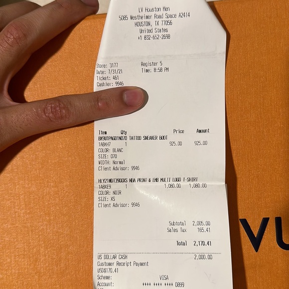 Louis Vuitton hi top sneakers - Picture 7 of 7